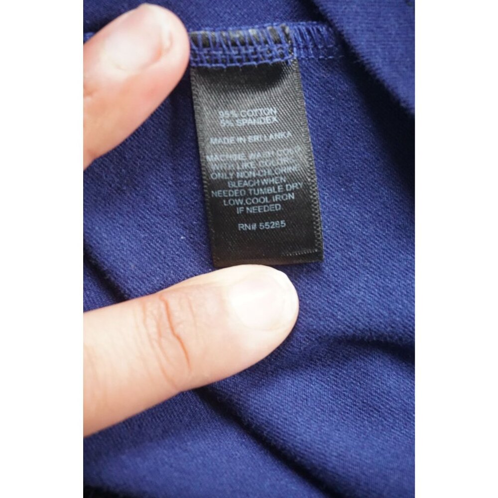 Express Colorblock Black/Blue/Gray Fit & Flare Dress - Size L - Picture 3 of 7